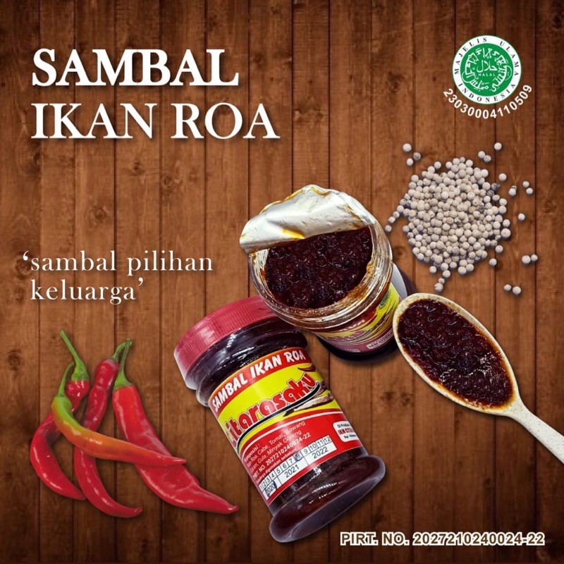 

sambal ikan roa Asli palu