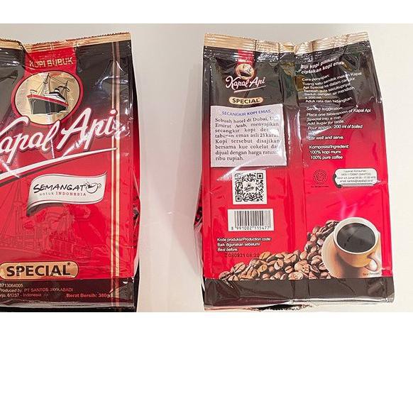 

TREN MASA KINI ✽ Kapal Api Special Merah Kopi Tanpa Gula 380g 380gr 380 gram~