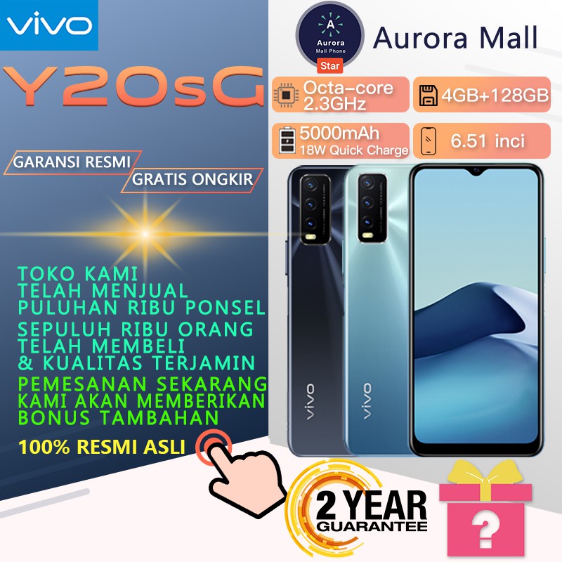 Vivo Y20sG murah hp ram 4GB rom 128GB promo asli 100%