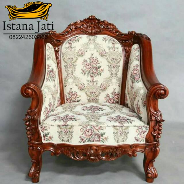 Kursi sofa ganesha jati/kursi sofa tamu ganesha jati/kursi sofa syahrini silver/kursi teras retro