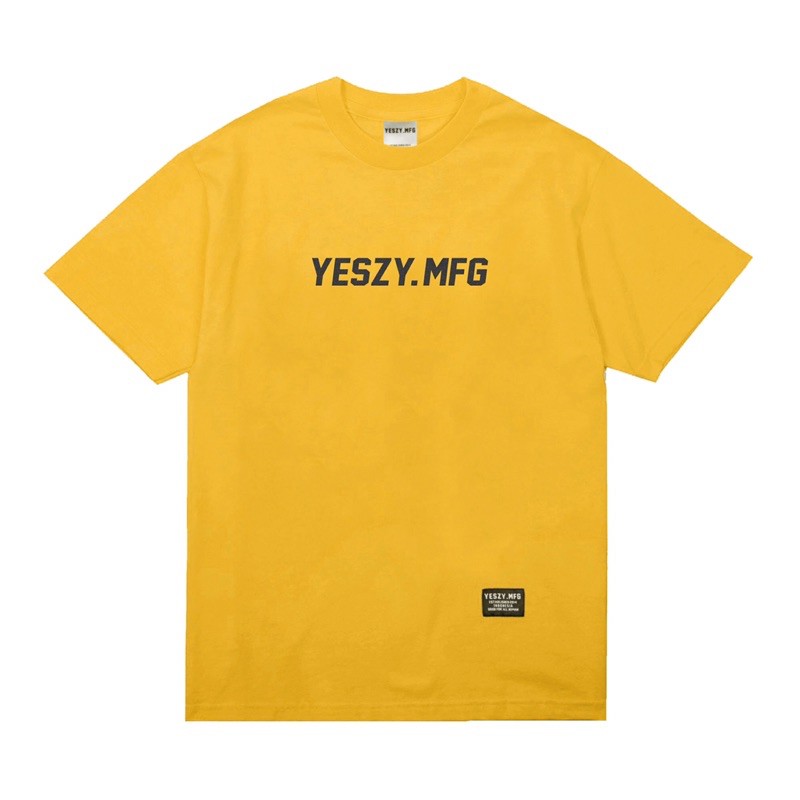 YESZY.MFG Tshirt Mustard Astro F. Black