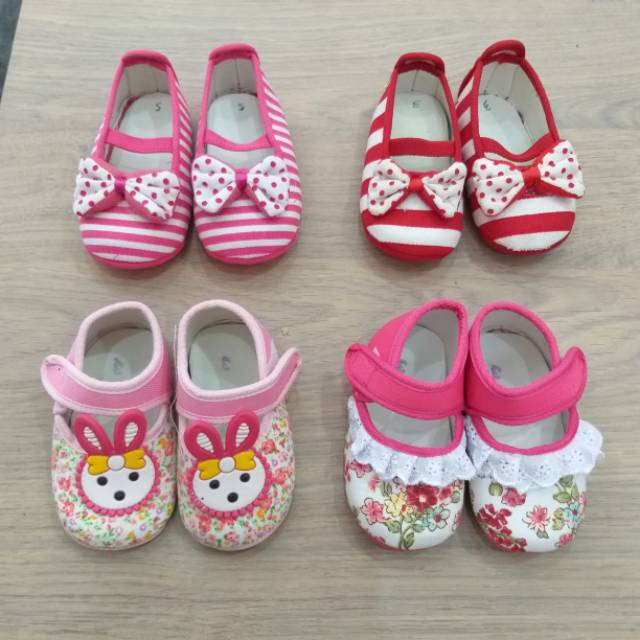 Sepatu Bayi Newborn Motif Perempuan &amp; Laki Laki / Baby Shoes Boy Girl