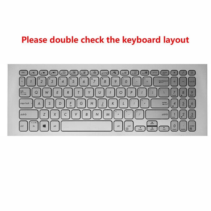 For 15.6 Inches ASUS FL8700F FL8700D Soft Ultra-thin Silicone Laptop Keyboard Cover Protector