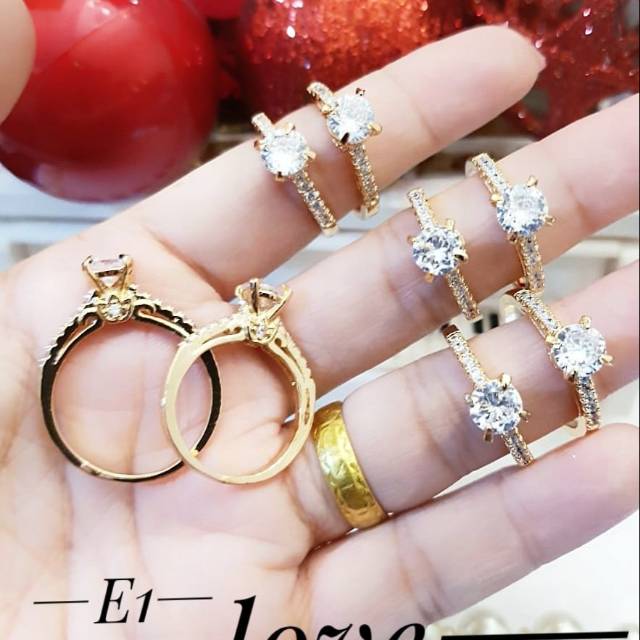 Xuping cincin lapis emas 24k 2322k