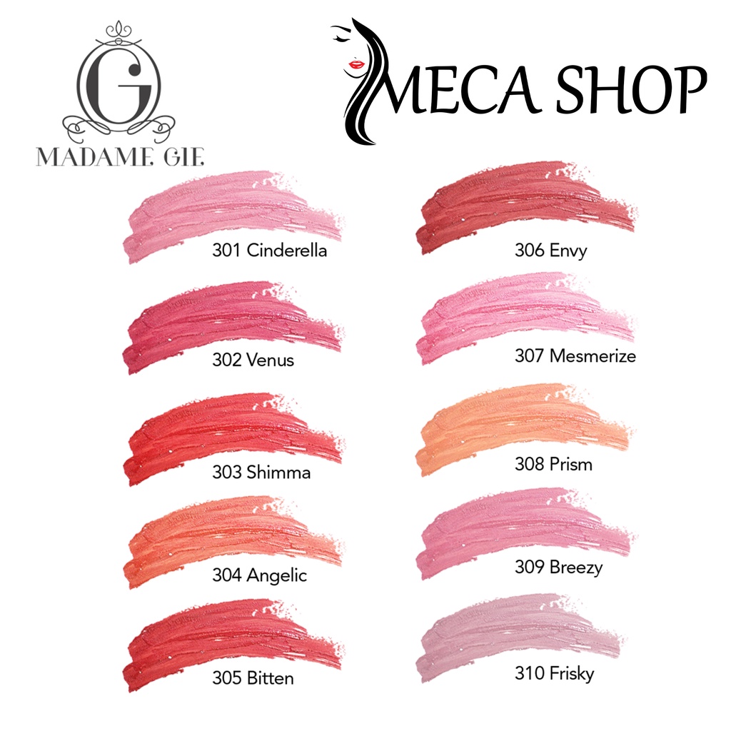 Madame Gie Briliant Moist Velvet &amp; Smooth Lip Liquide - Lip Cream