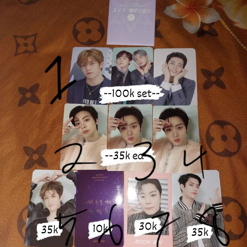 READY Photocard Astro All Yours  US ME YOU Ver photocard pc sanha rocky mj cha eunwoo moonbin jinjin