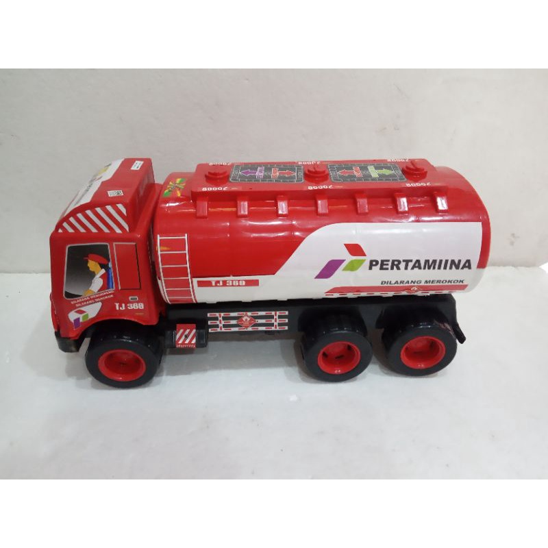 Truck Tangki Pertamina Jumbo Mainan Anak Mobil Plastik