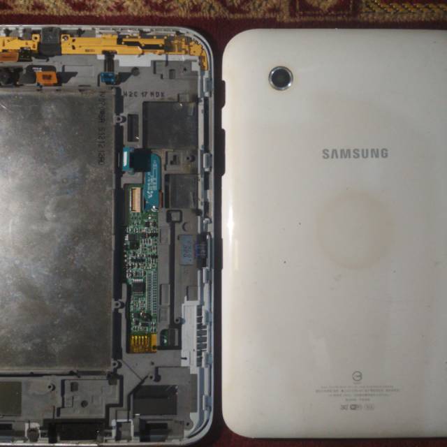 Lcd Samsung tab 2 GT P3100 ORI CABUTAN normal no minus