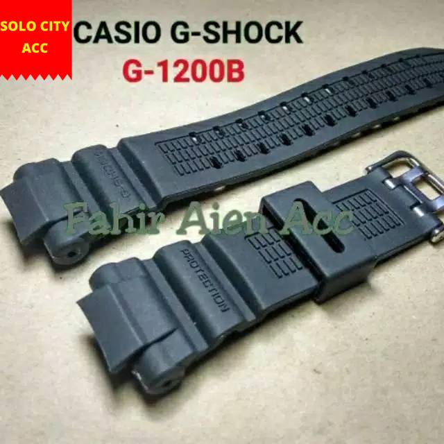 STRAP TALI JAM CASIO G-SHOCK G-1200B G-1200-B RUBBER STRAP CASIO G-SHOCK G1200B
