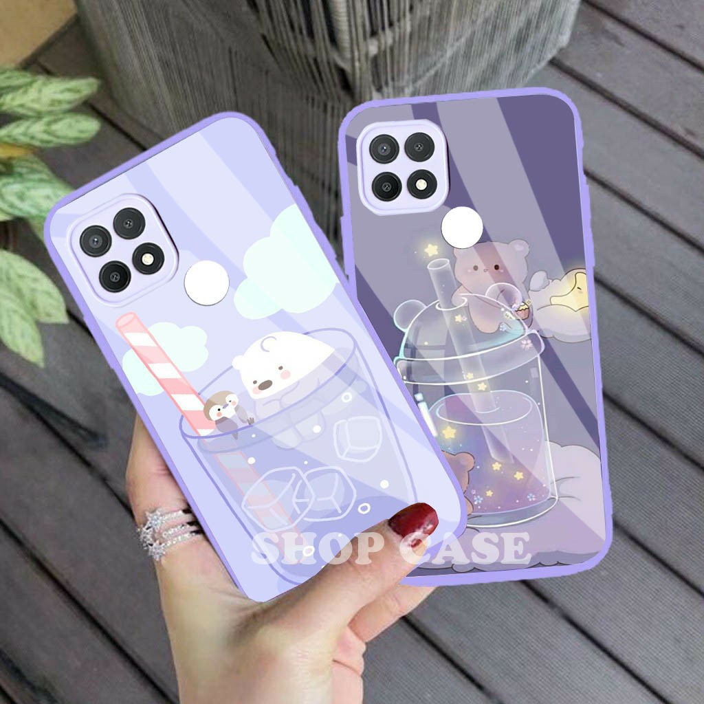 Softcase Kaca Ungu/Lilack (SW) Oppo A16 Oppo A54 Oppo A15 Oppo A5s Reno 5 Reno 5F Reno 6 (4G) | soft