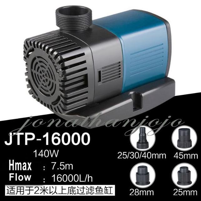 Sunsun Jtp 16000 Serie Pompa Hemat Listrik Low Watt Aquarium Kolam Koi