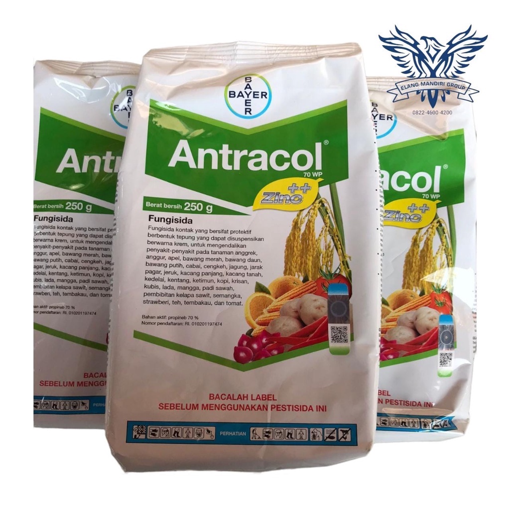 FUNGISIDA ANTRACOL 250 Gr PROPINEB 70% 100% Original Bayer