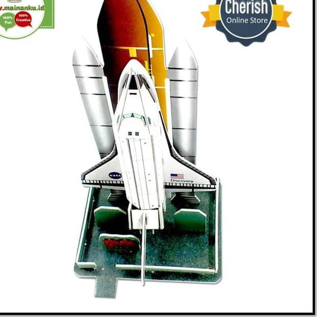 Puzzle 3D | DISCOVERY SPACE SHUTTLE | Puzzle Pesawat Luar Angkasa