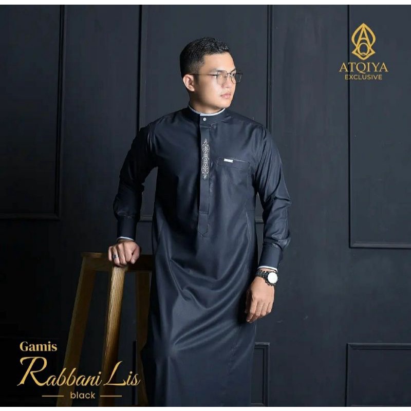 Gamis Rabbani lis/Gamis Atqiya exclusive/Gamis pria dewasa