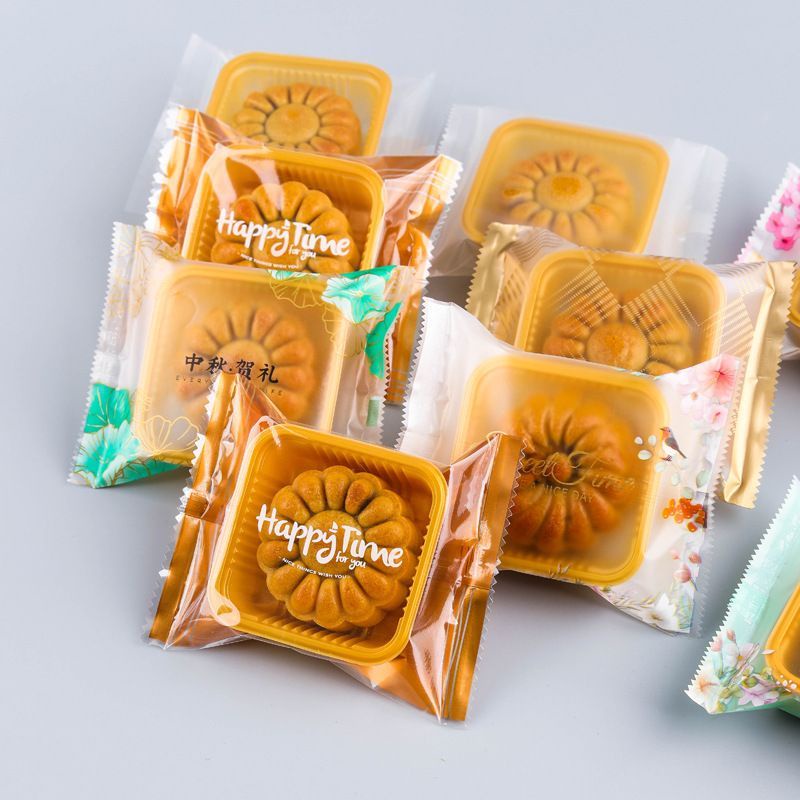 PLASTIK MOONCAKE 50/80/100gr BUNGKUS  KUE NASTAR COOKIES MOTIF TERBARU 2021