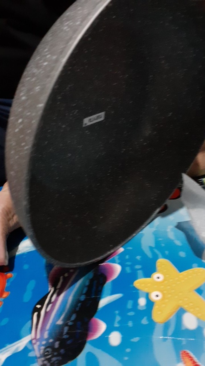 Cypruz Fry Wok / Wajan Penggorengan Marble Gg Kayu 28 Cm