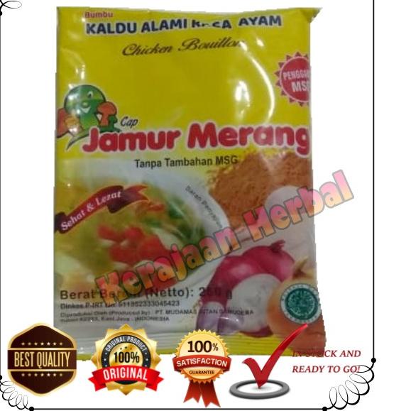 

6.6 Terlaris Kaldu Jamur Alami Rasa Jamur Ayam Sapi Penyedap Rasa Jamur Merang 250 gram 
