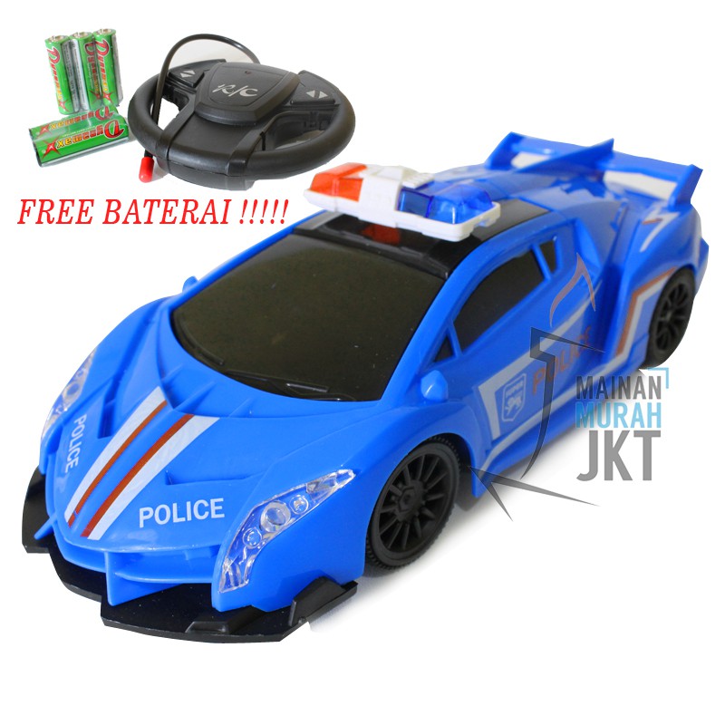 MAINANKEI  MOBIL MOBILAN  REMOT PREMIUM TOYS PR 17367 MOBIL REMOTE POLISI