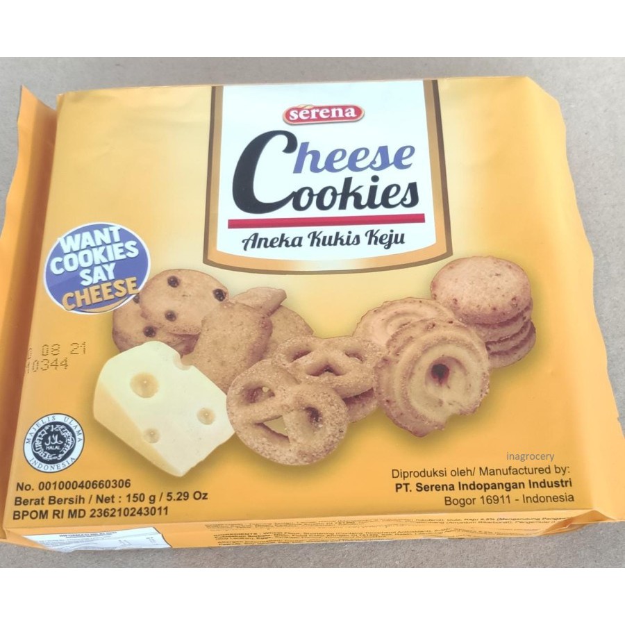 

SERENA CHEESE COOKIES 150GR