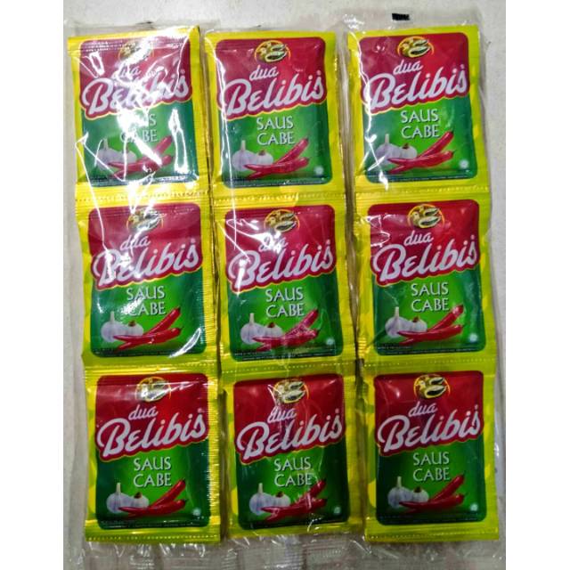 

Saus dua belibis cabe sachet 10 pc*18 gram