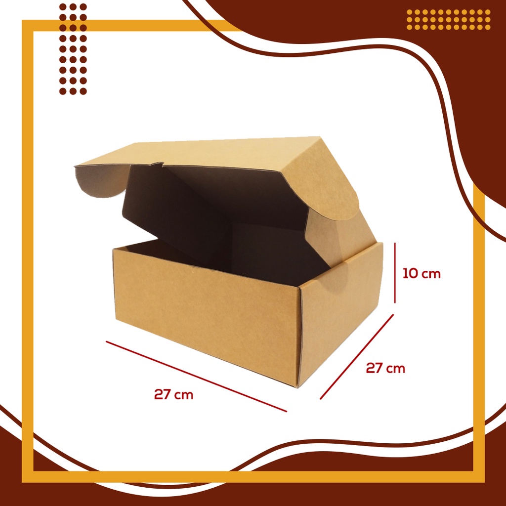 

Box DC LS (27 x 27 x 10 cm) - Box Hampers/Kardus packing/ Box Kado/GiftBox