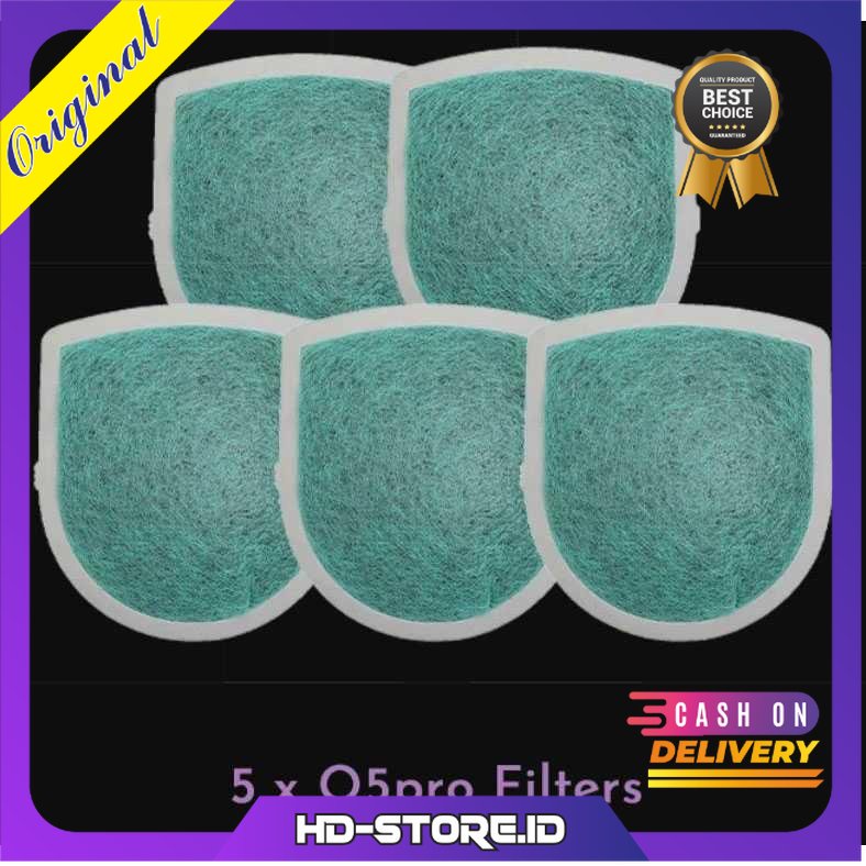 HEPA FIlter PM2.5 Masker 5 PCS for Xiaomi Pudun Q5 Pro Mask