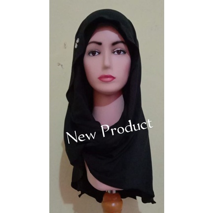 Pashmina Instant Inner New Normal / PASHMINA JERSEY LUBANG TELINGA