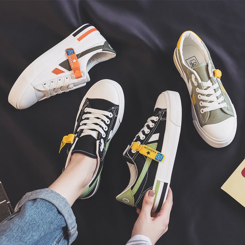 SEPATU SNEAKERS KANVAS WANITA TRANDY SEPATU FLAT FASHION WANITA CEWEK