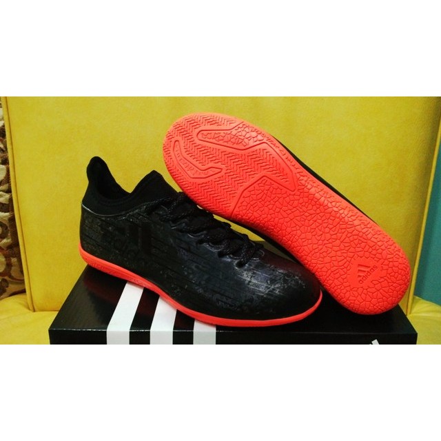 Sepatu Futsal Adidas X 16.3 Core Black