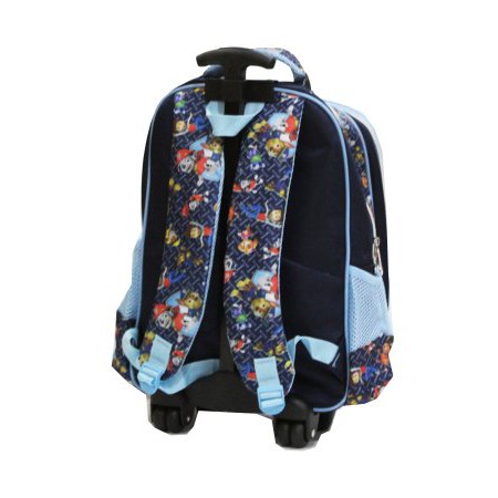 Dijual Tas Anak Sekolah Trolley SD Import Paw Patrol 6D Timbul   Blue Murah