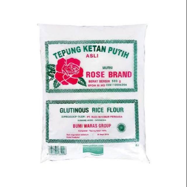 

Tepung ketan putih rosebrand 500gram