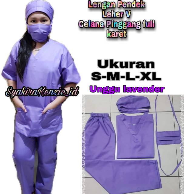Baju Oka perawat pria wanita/baju dinas/baju operasi/baju UGD/baju jaga/baju bidan/baju tindakan
