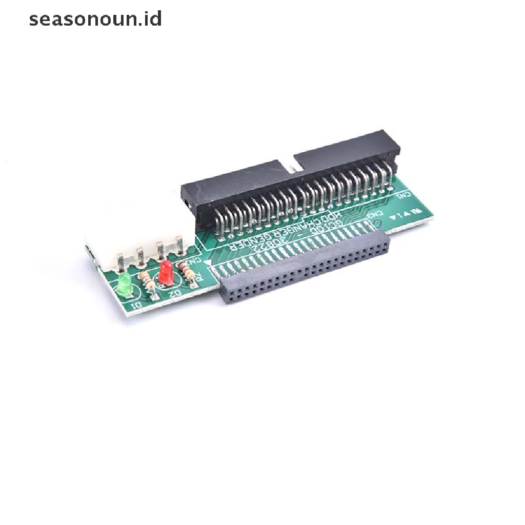 【seasonoun】 3.5 IDE male to 2.5 IDE female 44 pin to 40 pin SATA converter adapter card .