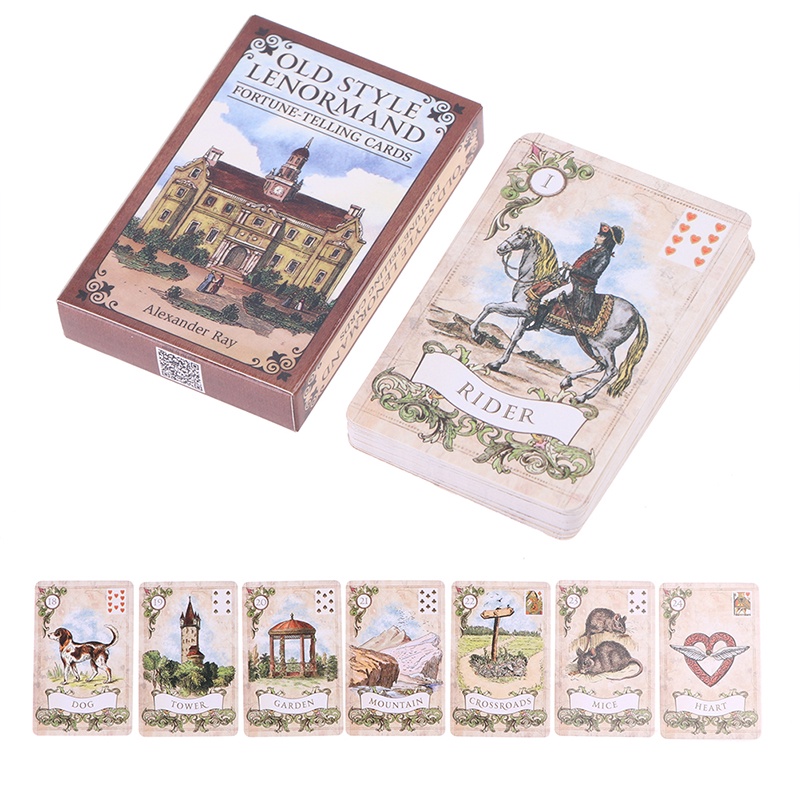 &lt; E2id &amp; &gt; Lenormand Oracle Card Tarot Untuk Pesta