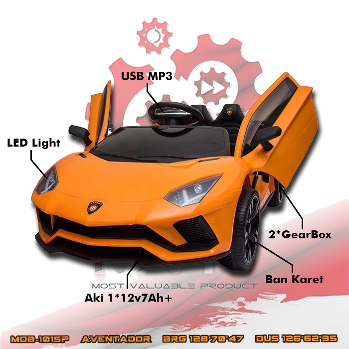 MVP1015 Lamborghini Aventador Mainan Kendaraan Anak