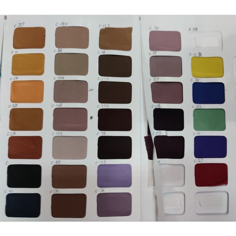 Kain jersey korea polos - bahan polosan - kain lapisan furing - kain gamis polos