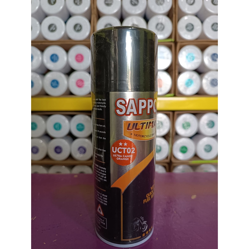 UCT02 Ultra Candy ORANGE: Sapporo ULTIMATE Paint/Cat Semprot Sapporo/Pilok