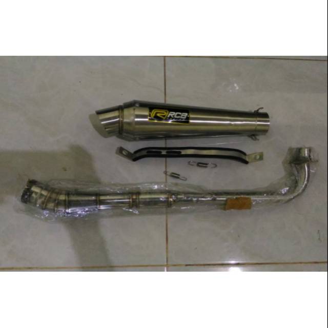 knalpot RCB all bebek VEGA.JUPE.GRAND.SUPRA.DLL