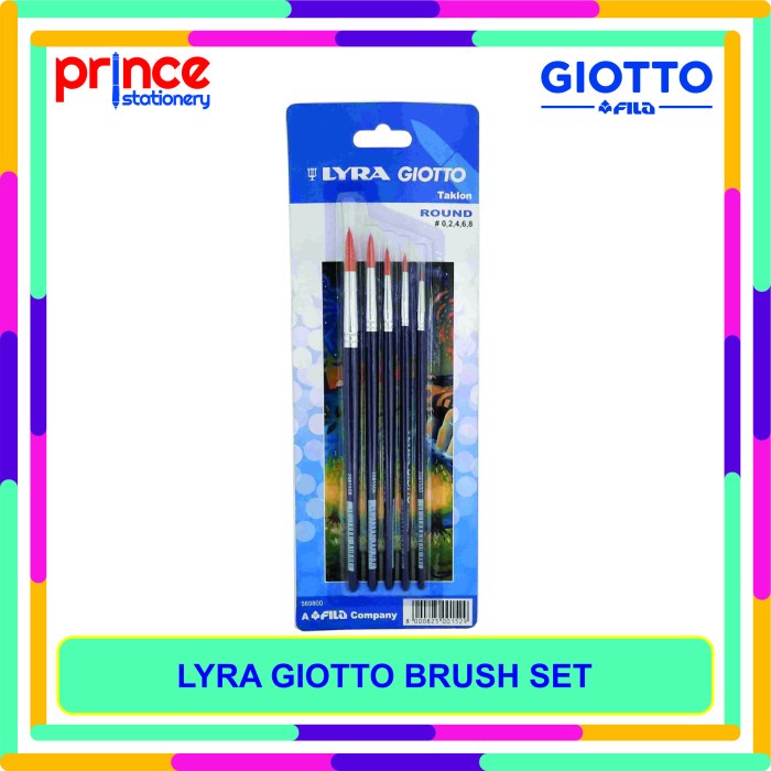 

LYRA GIOTTO BRUSH SET / KUAS LUKIS LYRA GIOTTO SET - Flat