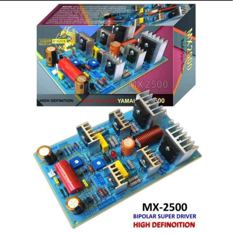 DRIVER POWER AMPLIFIER PROFESIONAL YAMAHA MX-2500 MX2500