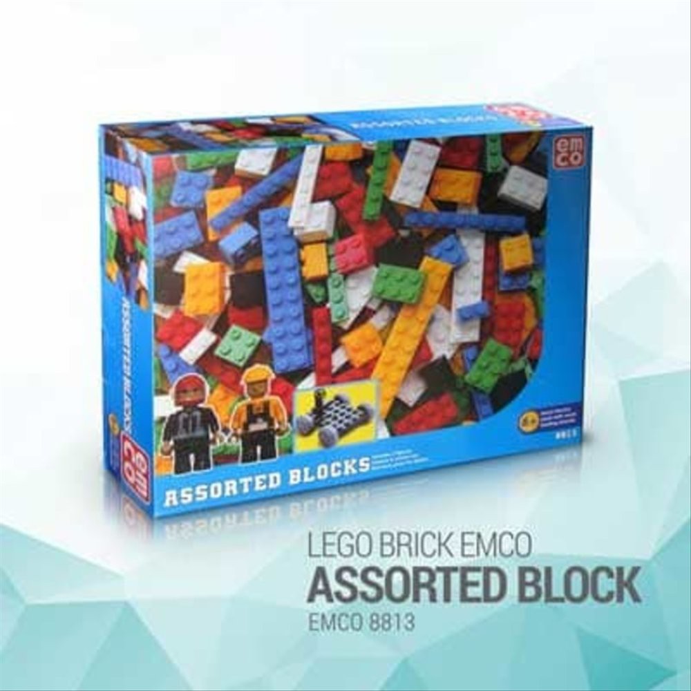 LEGO EMCO BRIX ASSORTED BLOCKS 8813 MAINAN LEGO BRICKS ORIGINAL MURAH