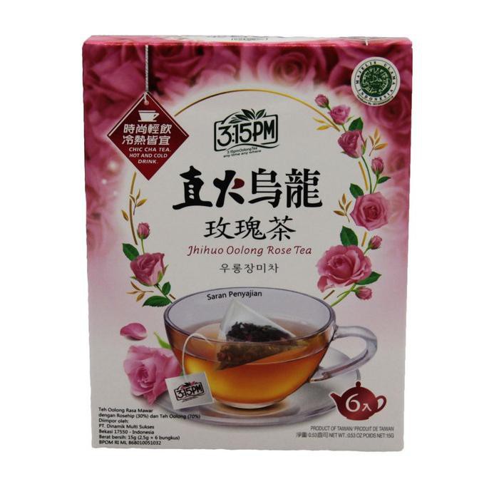 

3:15 PM Jhihuo Oolong Rose Tea / Mint Tea (Teh Impor Taiwan)