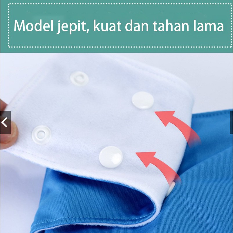 HIPPO LAND Motif POPOK Bayi Kain Kancing Cloth Diaper Clodi Bayi Dapat Dicuci / Popok Karakter 174