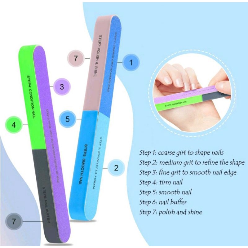 NAIL BUFFER | ALAT PENGHALUS KUKU | AMPLAS KIKIR KUKU