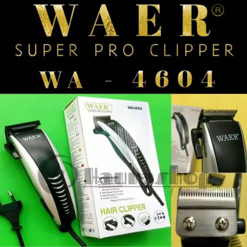 Alat Cukur Rambut Listrik / Hair Clipper WAER 4604