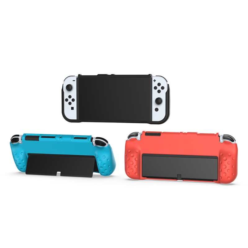 Vivi Tns-1142 Casing Tpu Shockproof Anti Slip Dengan Layar Oled Untuk Konsol Game Nintendo Switch