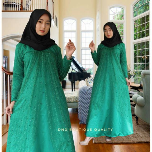 Gamis tile mutiara