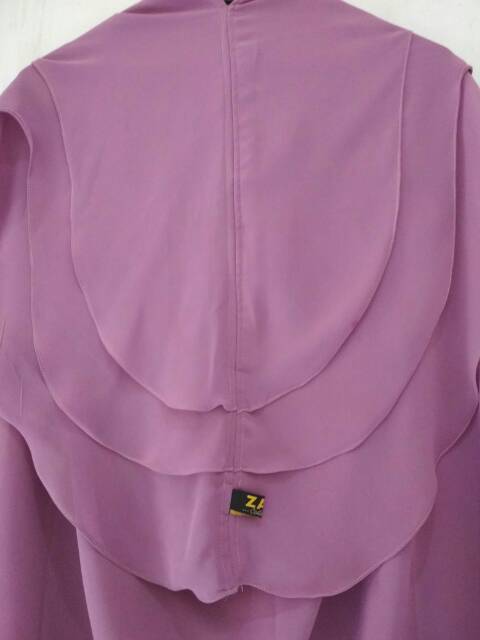 (Original ZAIN) TRIVIA Jilbab Khimar Syar'i Cerutty 3 Layer-3