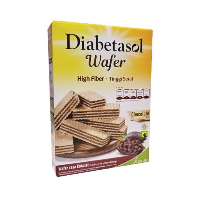 Diabetasol Wafer Coklat 50g / Wafer Diabetasol / Diabetasol