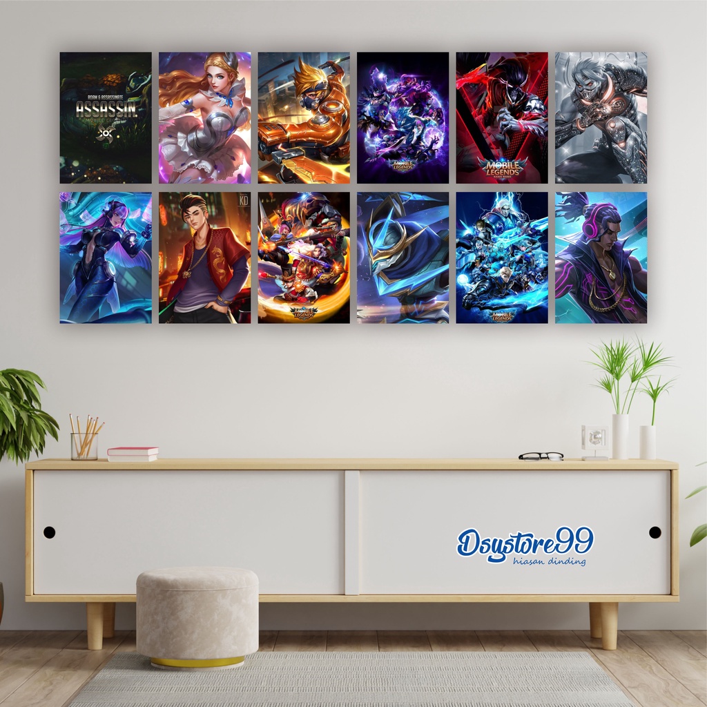 [24PCS] Poster Mobile Legend A5